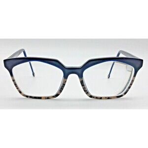 LA Eyeworks SIR LADY 962 Blue Brown Leopard Frames Only Italy